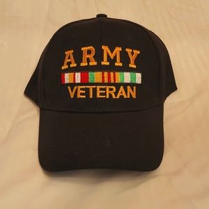 Army Military Veteran Hat New
